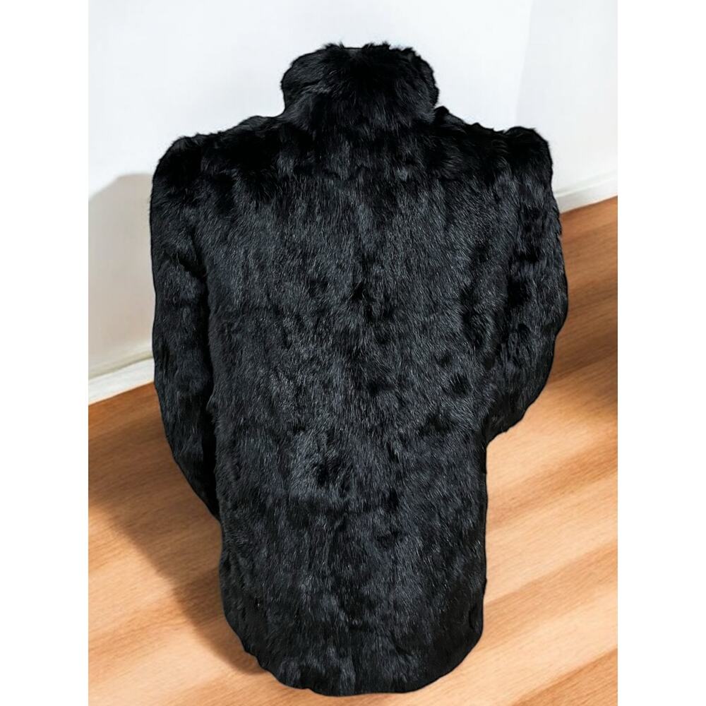 Vintage 1980’s Somerset Furs of Los Angeles Rabbit Fur Coat Size Medium - Picture 4 of 14